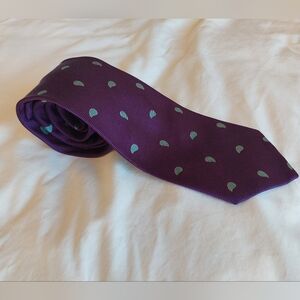 Holland and Sherry Silk Paisley/Teardrop Tie